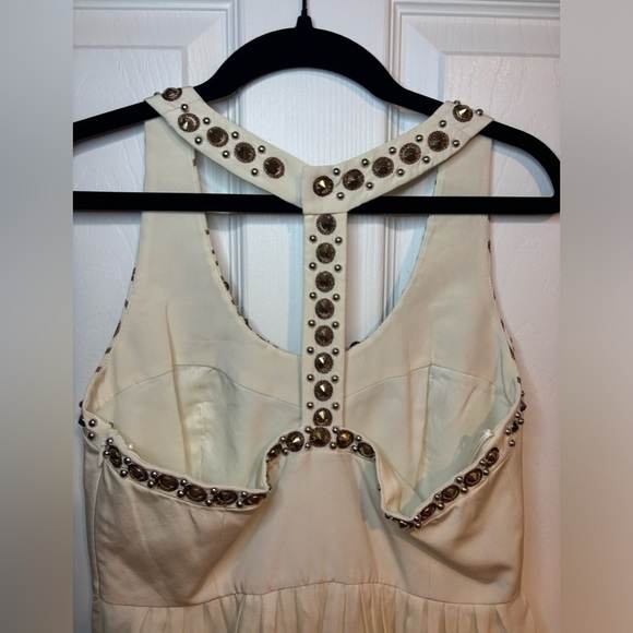 Tibi NY Cream Beaded bubble Dress 4 - Picture 6 of 10